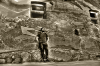 Standing_against_wall