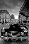 Peugot-203-paris-hdr-black-white