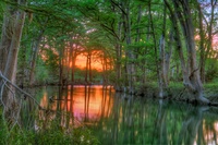 Sunsetovermedinariver