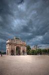 Arc-louvre-paris-hdr-cloudy