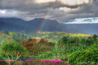 Rainbow-over-mountains-kauai