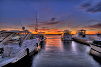 Boats-at-sunset