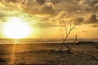 Sunset-at-tortuguero-costa-rica