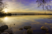 Sunset-at-bountiful-lake-utah