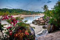 Siloso-beach-at-blue-hour