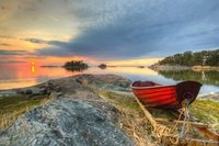 Tarred-boat