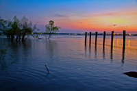 Sunset-by-the-pier