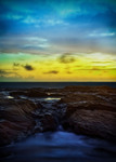 Sunset-over-the-rocks