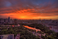 Sunset-in-shenyang-china