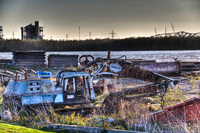 Brokedown-backhoe