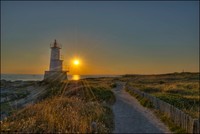 Sunset-over-the-lighthouse