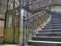 Hospital-staircase-elevator