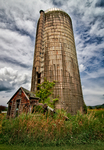 Aging-barn-silo-hdr-photo-