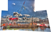 Crane-on-the-water