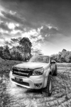 B-w-truck