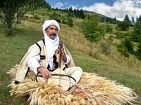 Albanian-lute-player