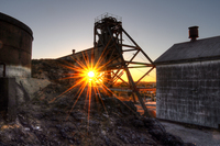 Mining-sunset