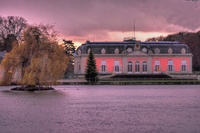 Castle-benrath-at-a-rainy-day