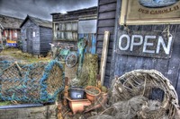 Fishing-huts