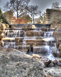 Rock-waterfall