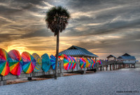Pier-and-umbrellas