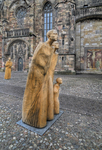 Bolzano-wood-statues-
