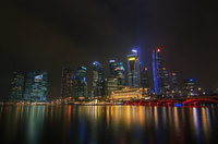 Singapore-city-at-night