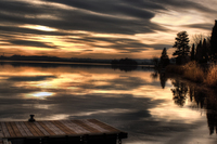 Sunset-on-the-lake