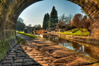 Sunlit-waterway