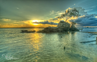 Balikpapan-sunset-east-boneo