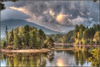 Flagstaff-lake-sunrise