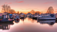 Sunset-mooring