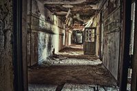 Destroyed-hallway