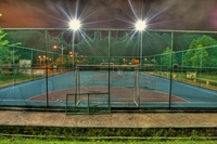 The-lonely-abandoned-court-
