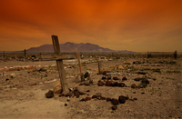 Amargosa-cemetery-as-rough-as-a-surrounding-desert