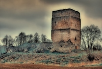 Remains-of-the-castle-in-the-tudorow-built-probably-in-the-first-half-the-fourteenth-century
