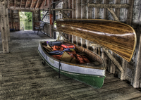 Full-view-of-row-boat-and-room