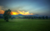 Smoke-and-sunset