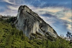 Yosemite-moon-mountain