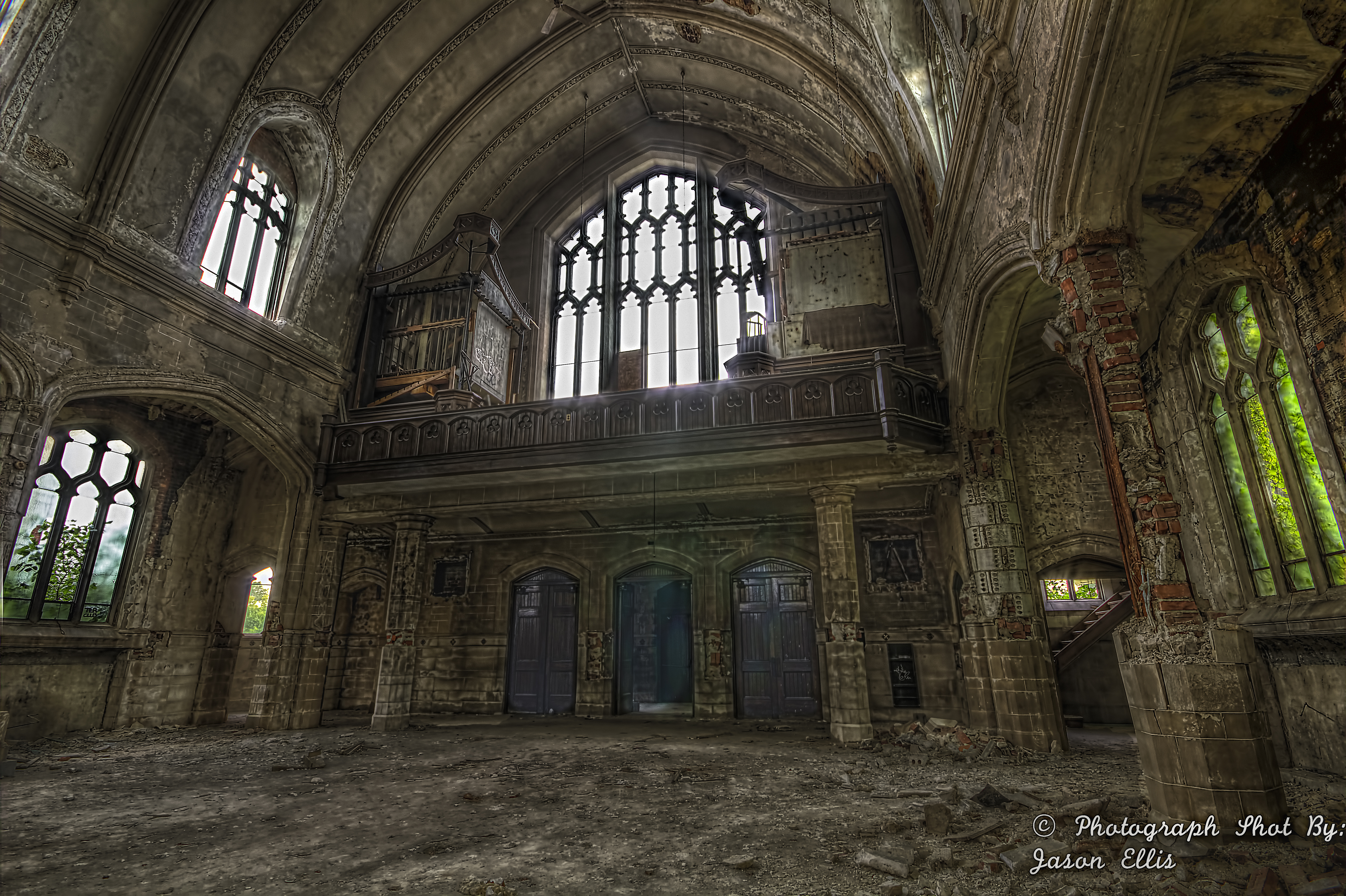 Abandoned Church st. agnes, the abandoned church of detroit | hdr creme Abandoned Church st. agnes, the abandoned church of detroit | hdr creme