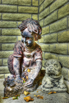 A-boy-and-his-dog-a-friendship-set-in-stone