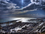 Barcelona-seaport-from-montjuic