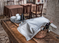 In-a-restaurant