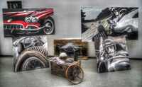 Oldtimer-paintings