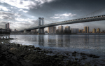 Manhattan-bridge-atardecer