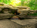 Man-made-waterfall