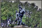 Plaza Statue