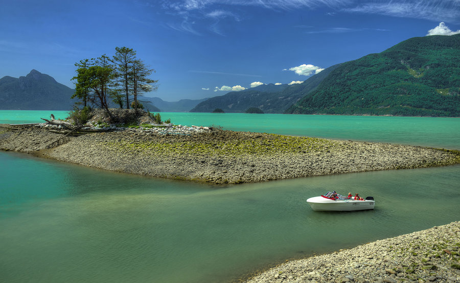 Furry creek, Squamish,BC Canada hdrcreme